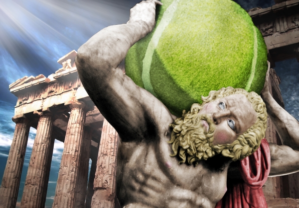 Creation of Atlas and the Tennis Ball: Step 22